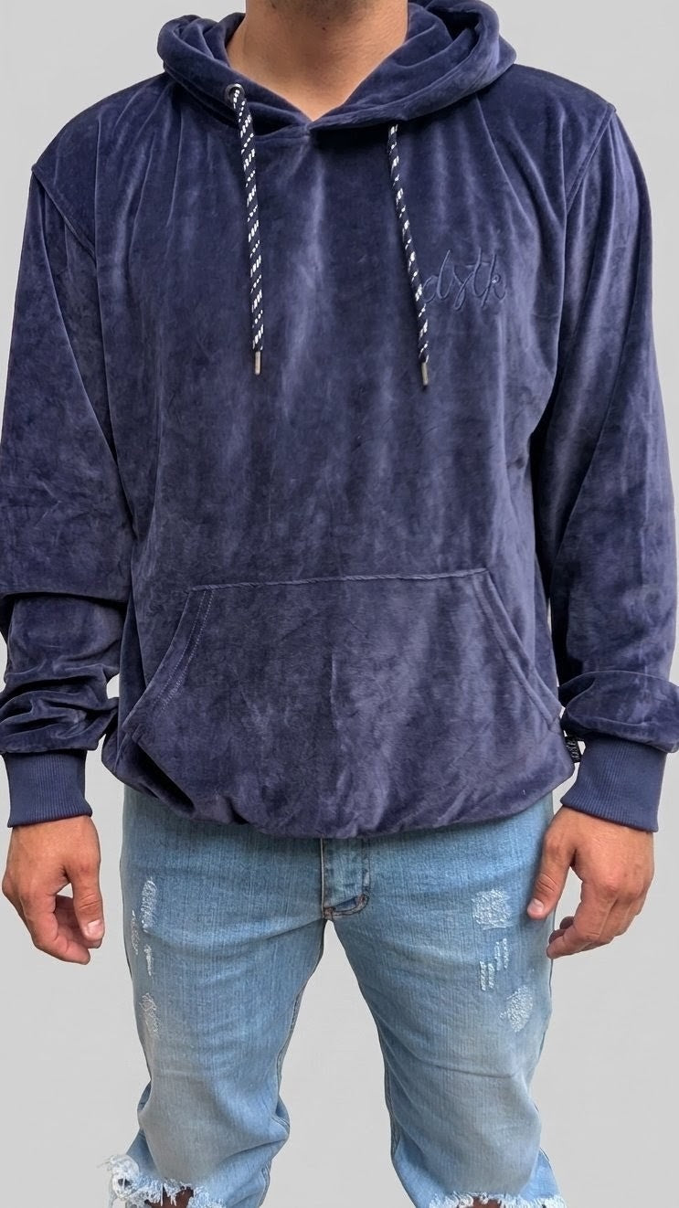 Velvet Essential Hoodie Navy