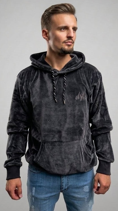 Velvet Essential Hoodie Grey