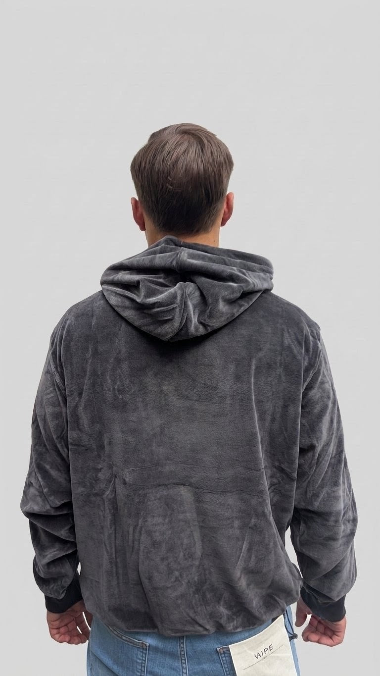 Velvet Essential Hoodie Grey