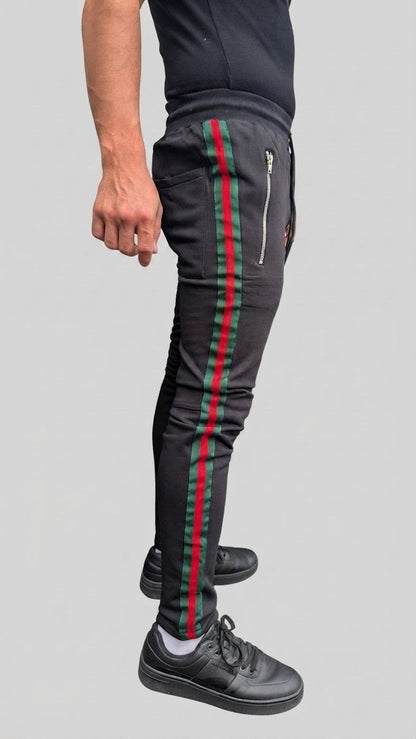 DEADSTOCK - Side-Tape Jogger Black