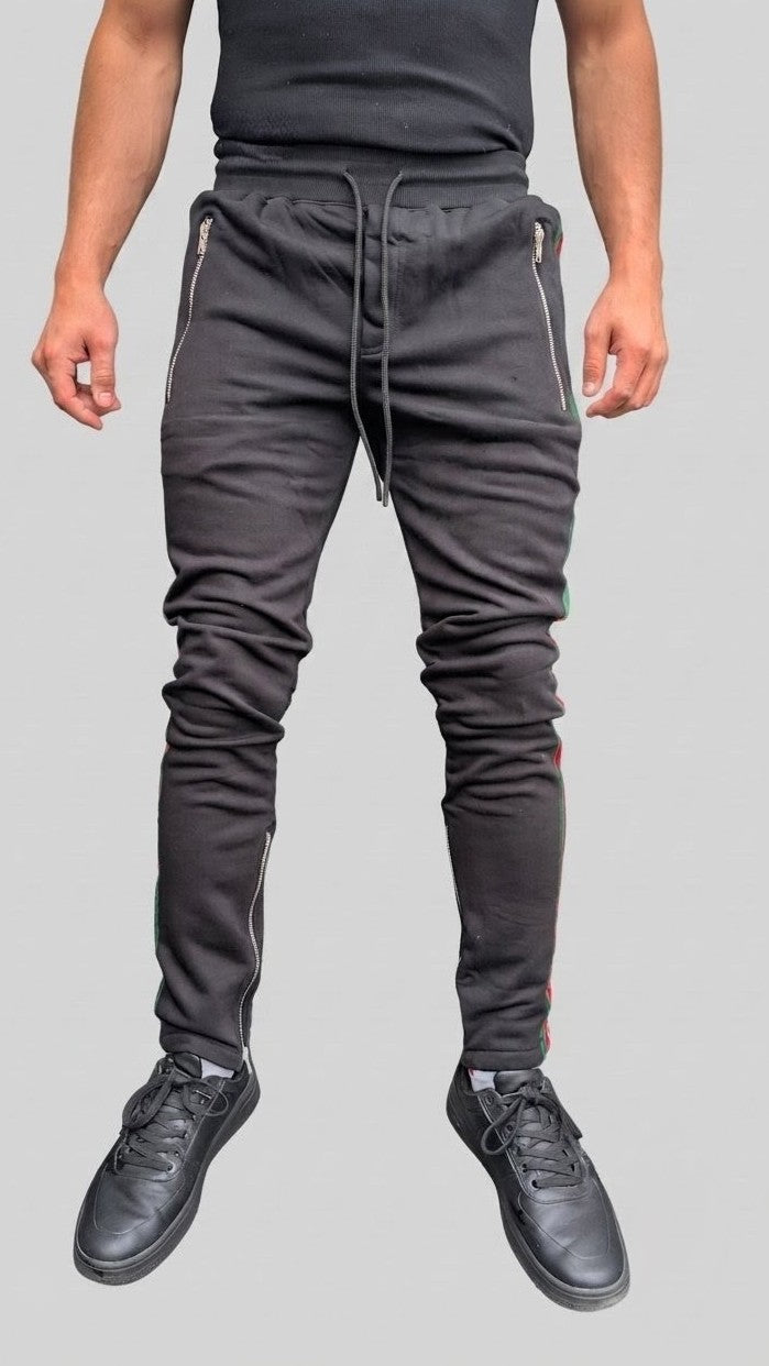 DEADSTOCK - Side-Tape Jogger Black