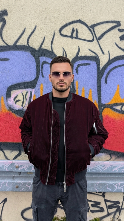 Bordeaux Bomberjacke - VAIPE