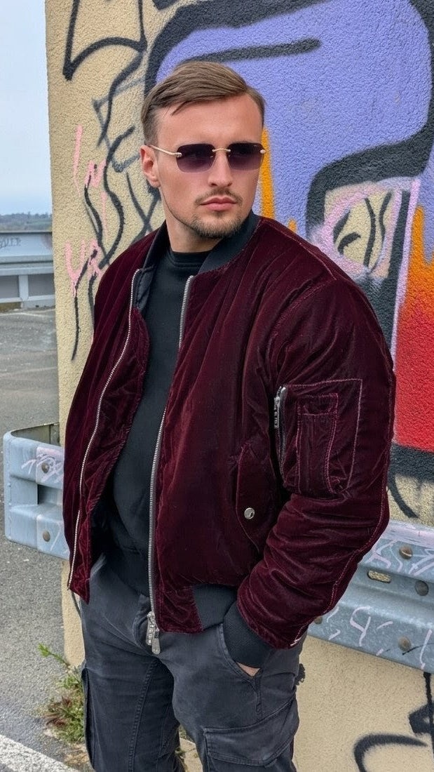 Bordeaux Bomberjacke - VAIPE
