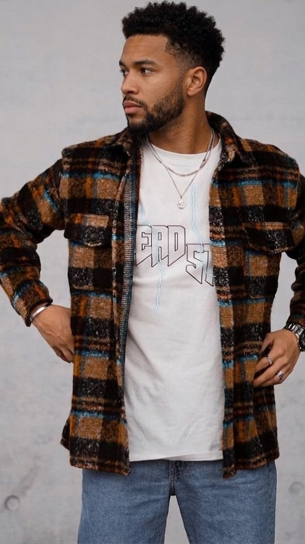 Multicolor Felljacke - DEADSTOCK